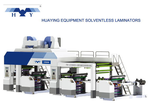 Macchina di laminazione Solventless di controllo di sistema dello SpA, laminatore Solventless