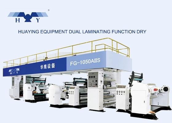 Film di rotolo asciutto di Doppio strato della macchina 13500mm×4500mm×3300mm della laminazione di controllo dello SpA